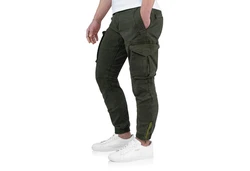 FALKENSTEJN Cargohose Kruger Dunkelgrün/Khaki