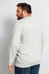 Boston Park T-Shirt Langarmshirt Bauchfit Rundhals Weiß/Grau/Creme/Rot/Khaki/Grün/Blau/Braun
