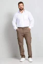 Boston Park Chinohose Workerhose 4-Pocket Hammerschlaufe 