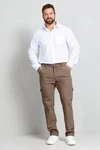 Boston Park Chinohose Workerhose 4-Pocket Hammerschlaufe 
