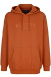 Boston Park Sweatshirt Hoodie Bauchfit Kapuze Orange
