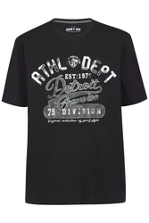 John F. Gee T-Shirt Athl. Dept. Print Rosa/Braun/Schwarz/Beige