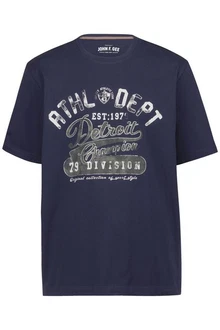 John F. Gee T-Shirt Athl. Dept. Print Dunkelblau/Blau/Hellblau John F. Gee T-Shirt Athl. Dept. Print Dunkelblau/Blau/Hellblau