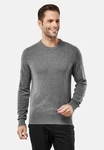 Vincenzo Boretti V-Ausschnitt Pullover Dunkelgrau/Grau/Hellgrau