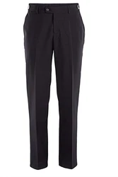 Men Plus Anzughose verstellbarer Bund Bauchfit Braun/Lila/Dunkelgrau/Dunkelblau