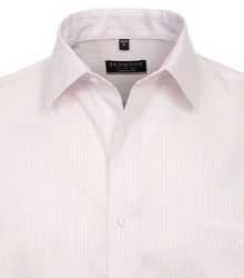 Redmond Langarm Businesshemd Comfort Fit (241700100) Rosa/Weiß
