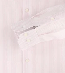 Redmond Langarm Businesshemd Comfort Fit (241700100) Rosa/Weiß