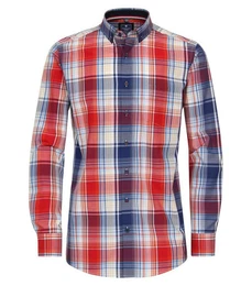 Langarmhemd kariert Comfort Fit