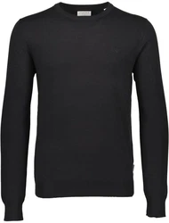 Lindbergh Pullover Strickpullover Schwarz/Dunkelgrau/Dunkelblau
