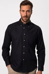 JP1880 Businesshemd Langarm Buttondown-Kragen Modern Fit Dunkelblau/Hellblau/Schwarz