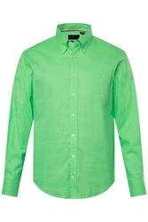 JP1880 Businesshemd Langarm Buttondown-Kragen Modern Fit Neonfarben/Grün/Türkis