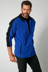 Boston Park Fleecejacke Blau/Hellblau