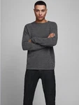 JACK & JONES Herren Jjehill Knit Crew Neck Noos Pullover Dunkelgrau