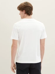 TOM TAILOR T-Shirt Logo T-Shirt 2-er Pack Kurzarm Set mit Logo Print (6356) Weiß (6356)