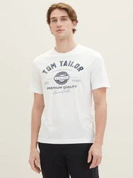 TOM TAILOR T-Shirt Logo T-Shirt 2-er Pack Kurzarm Set mit Logo Print (6356) Weiß (6356)