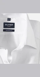 OLYMP Langarmhemd 0300/58 Hemden Creme/Weiß/Hellblau