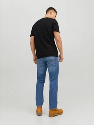 Jack & Jones T-Shirt 2-er Set Logo T-Shirt Kurzarm Basic Shirt JJELOGO (5576) Schwarz (5576)