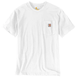 Carhartt Workwear Pocket Rundhalsshirt K87 103296 Weiß/Grau/Creme