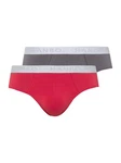 Hanro Slip Cotton Essentials Rosa/Rot/Grau