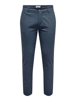 ONLY & SONS Chinohose ONSMark Pete Dunkelblau/Blau/Grau/Hellblau