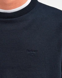 Barbour Strickpullover Pima Cotton Crew Dunkelblau