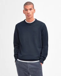 Barbour Strickpullover Pima Cotton Crew Dunkelblau
