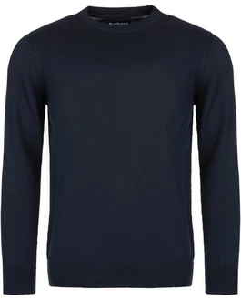Barbour Strickpullover Pima Cotton Crew Dunkelblau