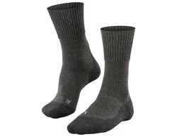 FALKE Socken TK1 Wool Dunkelgrau/Dunkelgrün/Grau/Khaki/Schwarz