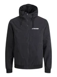 Jack & Jones Plus Bomberjacke JJRush Schwarz/Dunkelblau/Dunkelgrau