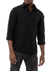 RedBridge Businesshemd Basic-Line Modern Fit Hemd Schwarz