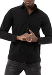 RedBridge Businesshemd Basic-Line Modern Fit Hemd Schwarz