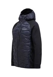 Peak Performance Kurzjacke Helium Down Hybrid Hood Dunkelblau/Blau