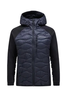 Peak Performance Kurzjacke Helium Down Hybrid Hood Dunkelblau/Blau