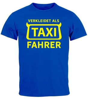 MoonWorks Print-Shirt Herren T-Shirt Fasching Karneval Verkleidung