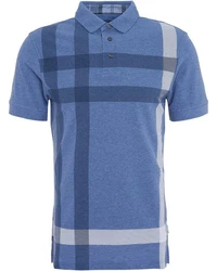 Barbour Poloshirt Piqu-Polo Blaine Blau/Grau/Hellblau