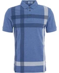 Barbour Poloshirt Piqu-Polo Blaine Blau/Grau/Hellblau