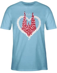 Shirtracer T-Shirt Klner Dom Kln Karneval Fasching Rot/Weiss