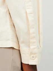 JACK & JONES Hemd JJEvenice Weiß/Khaki/Beige/Creme