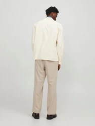 JACK & JONES Hemd JJEvenice Weiß/Khaki/Beige/Creme