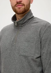 s.Oliver Sweatshirt mit Stehkragen 