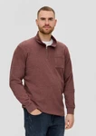 s.Oliver Sweatshirt mit Stehkragen Braun/Dunkelrot/Rot/Bordeaux/Lila