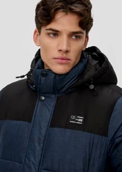 QS Langmantel Steppjacke Artwork 