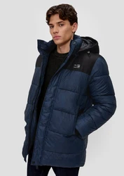 QS Langmantel Steppjacke Artwork 