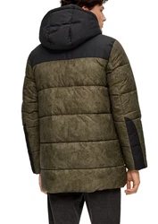 QS Langmantel Steppjacke Artwork 