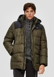 QS Langmantel Steppjacke Artwork 