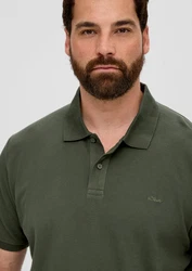 s.Oliver Poloshirt Dunkelgrün/Grün/Khaki