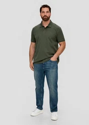 s.Oliver Poloshirt Dunkelgrün/Grün/Khaki