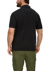 s.Oliver Poloshirt Schwarz/Rot/Dunkelrot