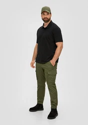 s.Oliver Poloshirt Schwarz/Rot/Dunkelrot