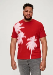 s.Oliver Kurzarmshirt T-Shirt Rot